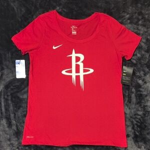 Nike Red Houston Rockets Tee